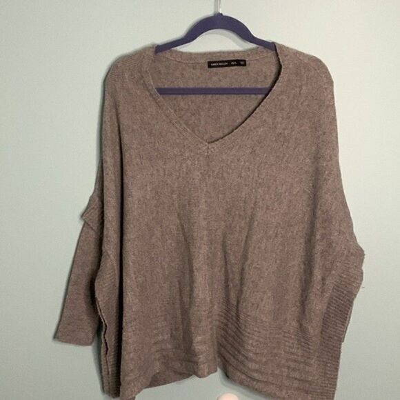 Karen Millen Wool Blend Poncho Sweater XS/S - Picture 6 of 11